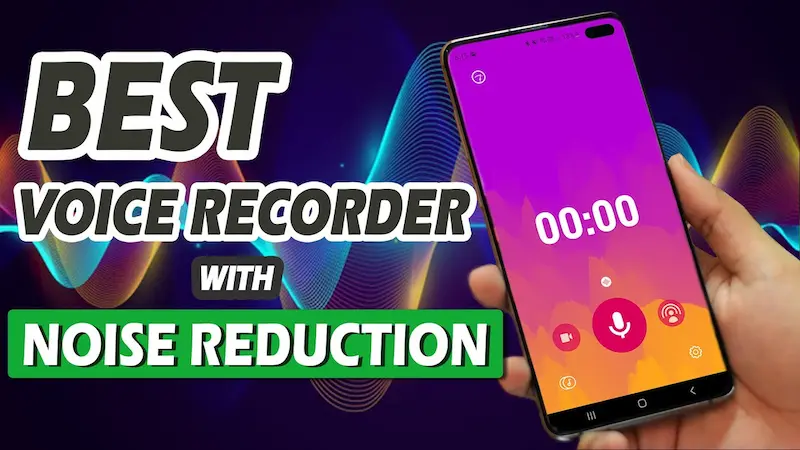 easy voice recorder with noise reduction (android & ios)