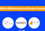 free online marketing certification courses list