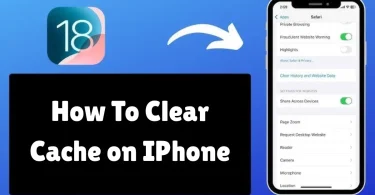 how to clear cache on iphone
