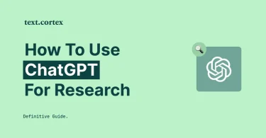 how to use chatgpt for research