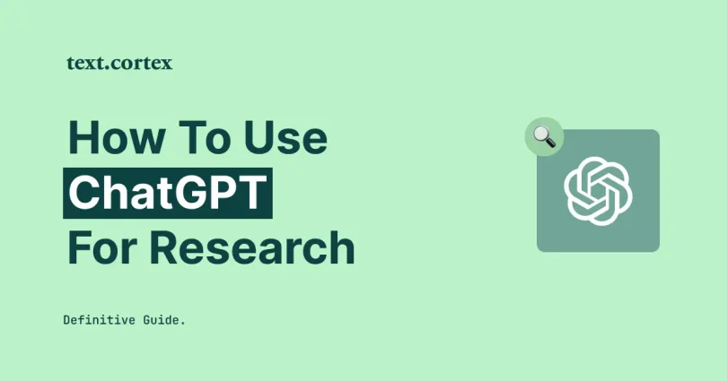 how to use chatgpt for research