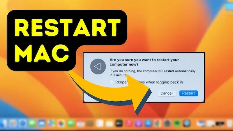 restart your mac
